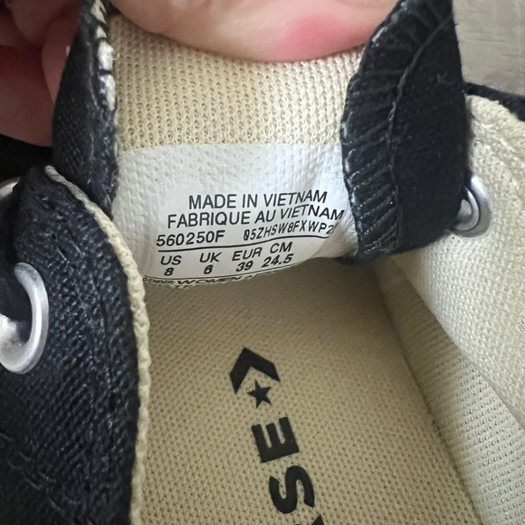 NEW Converse Chuck Taylor All Star Platform SZ 8 Black - Picture 9 of 10